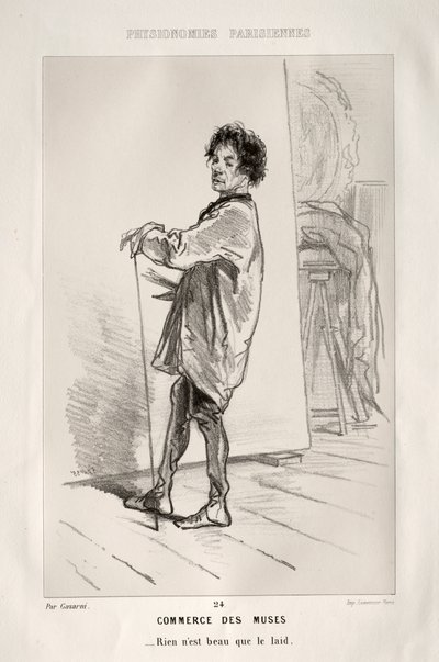 Commerce des Muses - Paul Gavarni