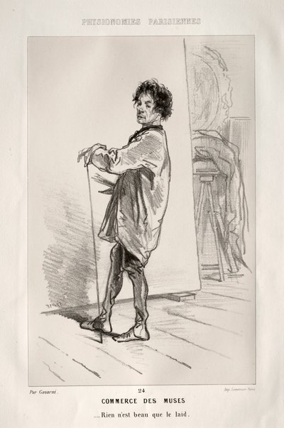 Commerce des Muses - Paul Gavarni