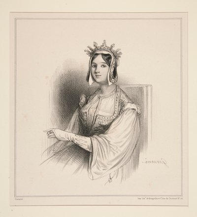 Duchesse en 1400 - Paul Gavarni