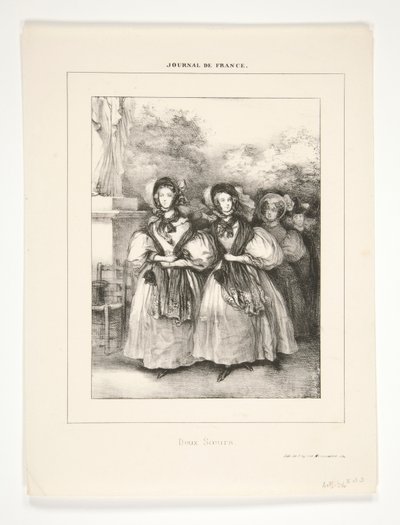 Deux Sœurs - Paul Gavarni