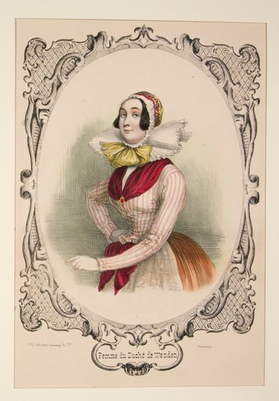 Femme du duché de Wenden - Paul Gavarni