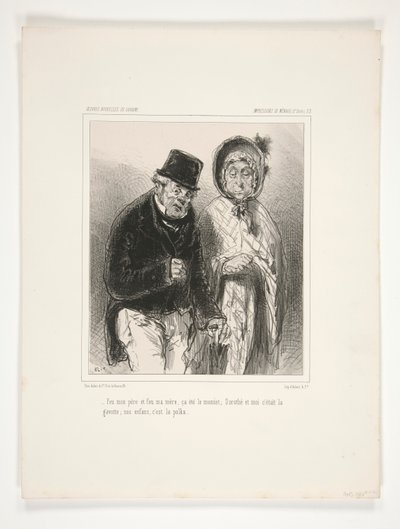 Feu mon père et feu ma mère, c - Paul Gavarni