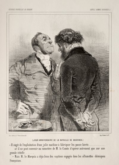 Gentils hommes bourgeois - Paul Gavarni