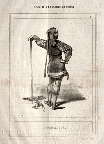 Histoire du Costume en France : Tourmenteur - Paul Gavarni