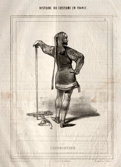 Histoire du Costume en France : Tourmenteur - Paul Gavarni