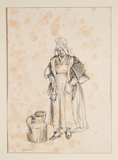 Laitière - Paul Gavarni