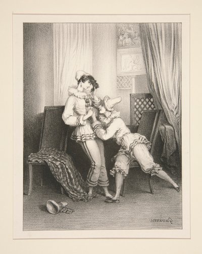 La Première Faveur - Paul Gavarni