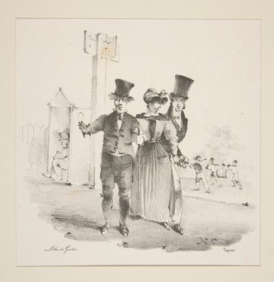 LES CONTREBANDIERS - Paul Gavarni