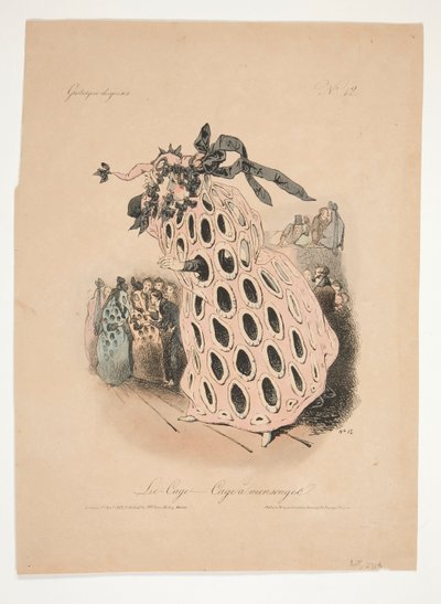 CAGE À MENSONGES - Paul Gavarni