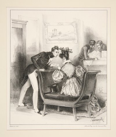 La Glace - Paul Gavarni