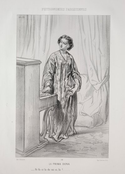 La Prima Dona - Paul Gavarni