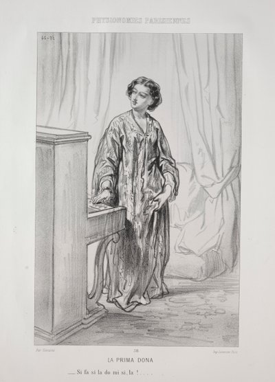 La Prima Dona - Paul Gavarni