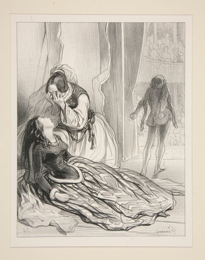 La Princesse : Ah ! je me meurs - Paul Gavarni