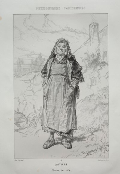Laitière - Paul Gavarni