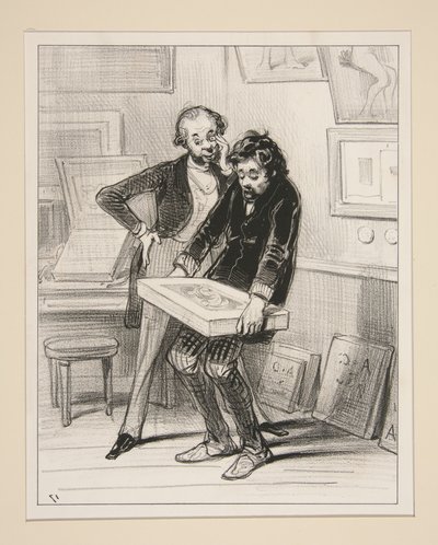 L’atelier du lithographe - Paul Gavarni