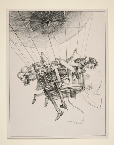 Le Ballon Perdu - Paul Gavarni
