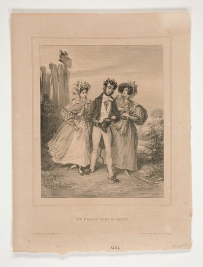 Le Diable Hors Barrière - Paul Gavarni
