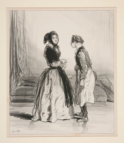 Le Mari Commissaire-Priseur - Paul Gavarni