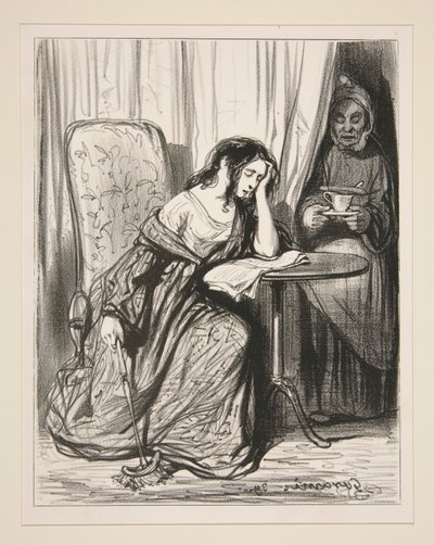 Le Rôle - Paul Gavarni