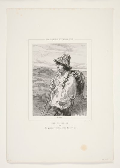 Le premier quart d - Paul Gavarni