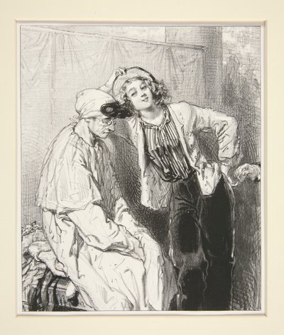 Le sommeil de l - Paul Gavarni