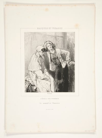 Le sommeil de l - Paul Gavarni