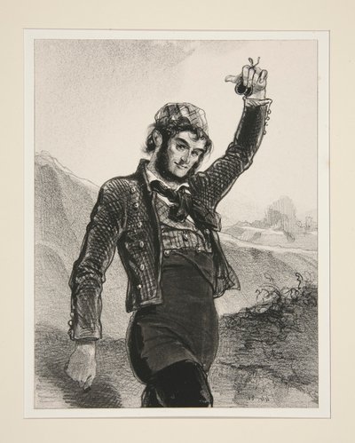 Les Castagnettes - Paul Gavarni