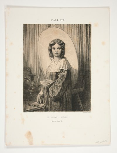 Les Femmes Artistes / Maîtresse Diana S - Paul Gavarni