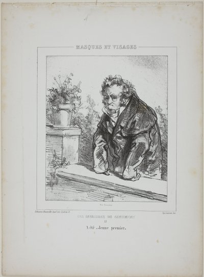 Les Invalides du Sentiment: A été "jeune premier" - Paul Gavarni
