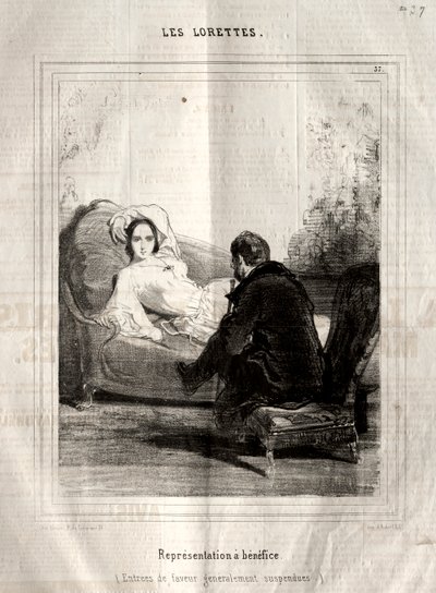 Les Lorettes, 1842 - Paul Gavarni