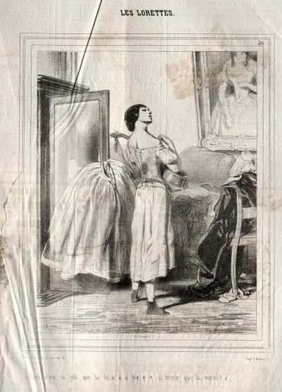 Les Lorettes, 1842 - Paul Gavarni