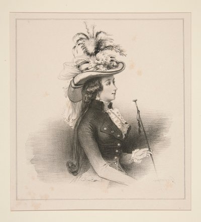 MODES DE PARIS EN 1787 - Paul Gavarni