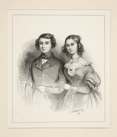 M. et Mme. Emile Taigny - Paul Gavarni