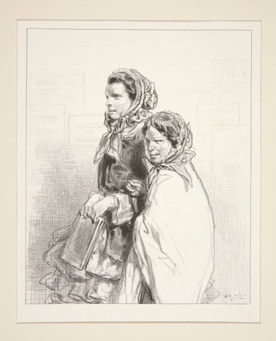 Ma fille a chanté - Paul Gavarni