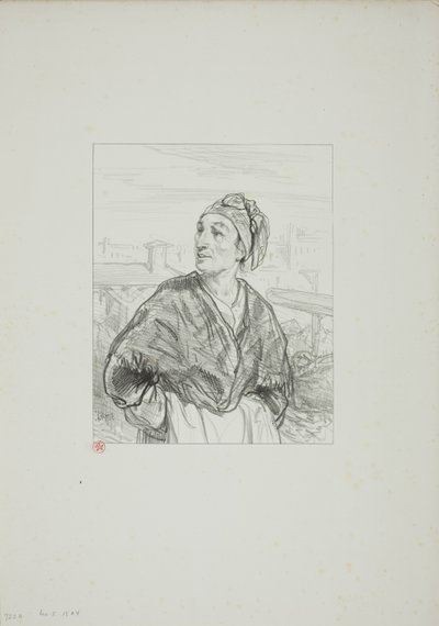Masques et visages : Femmes effrayées par un verre de vin... - Paul Gavarni