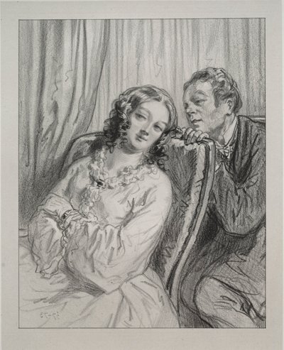 Masques et visages : Par-ci, par-là : Mame Beauminet, ta majesté..., 1857-58 - Paul Gavarni