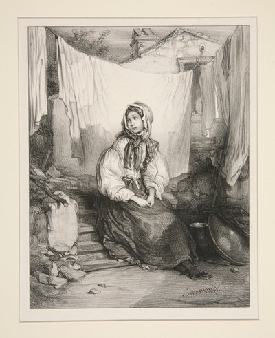 Mélancolie - Paul Gavarni