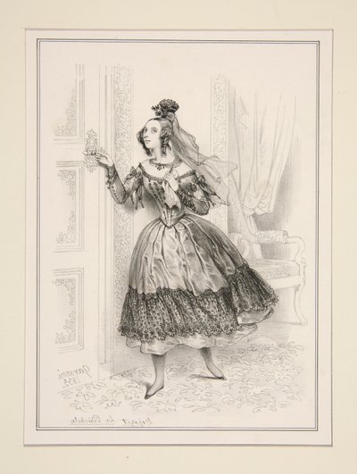 Mlle. Dejazet - Paul Gavarni
