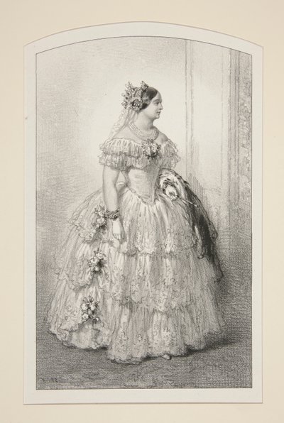 Mme. la Princesse Mathilde - Paul Gavarni