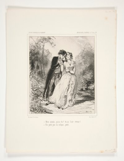 Mon aimée, qu - Paul Gavarni