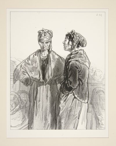 Mon homme et le tien, vois-tu, Phemie - Paul Gavarni