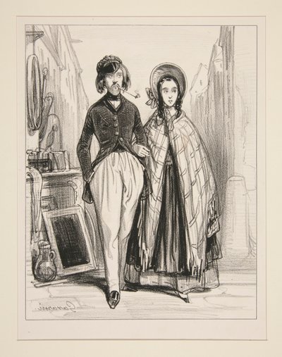 Monsieur et Madame - Paul Gavarni