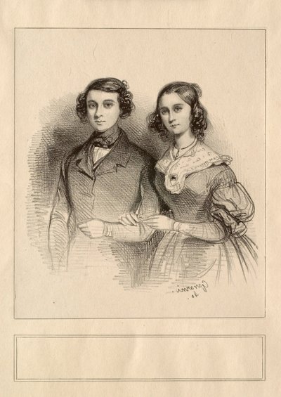 Monsieur et Madame Emily Taigny - Paul Gavarni