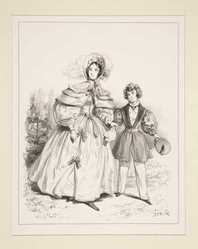 Négligé du matin. 1835 - Paul Gavarni