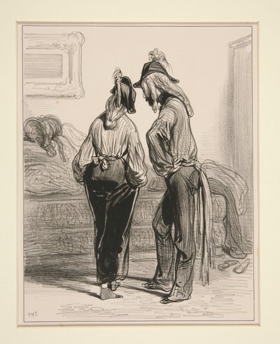 No. 34 - Et si Cornelie ne trouvait pas de voiture? - Paul Gavarni