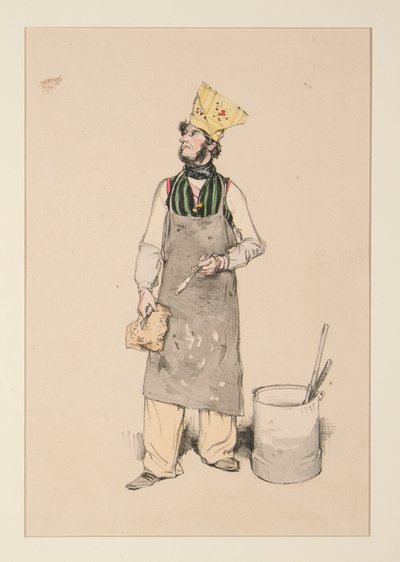 Ouvrier peintre - Paul Gavarni