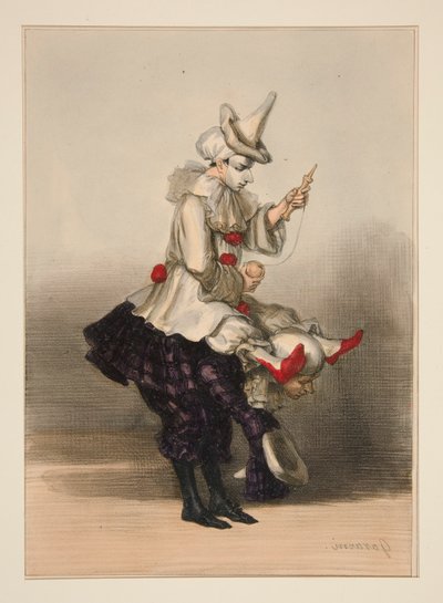 Paillasse et Pierrot - Paul Gavarni