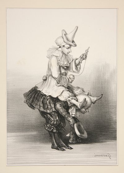 Paillasse et Pierrot - Paul Gavarni