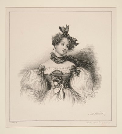Paysanne de Rochersberg - Paul Gavarni