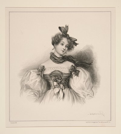 Paysanne de Rochersberg - Paul Gavarni